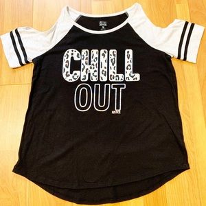 2X$10🎉Justice Active Black short Sleeve Size 16